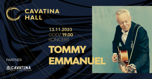 Magia dźwięków gitary - Tommy Emmanuel zagra w Bielsku-Białej