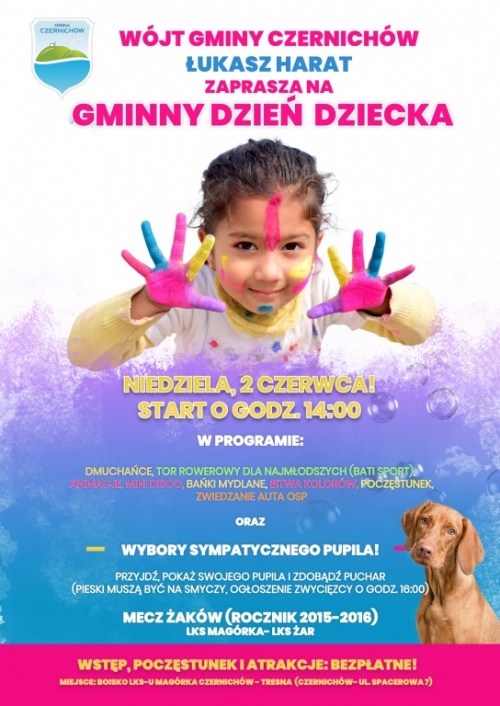 Wybory Sympatycznego Pupila i masa atrakcji na Dniu Dziecka w Czernichowie