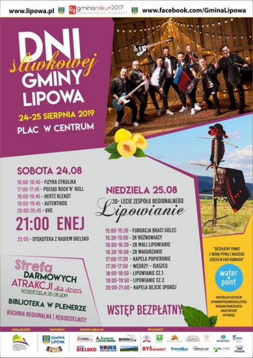 Zbliżają się Dni Gminy Lipowa - PROGRAM