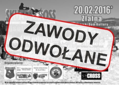 Zawody odwołane