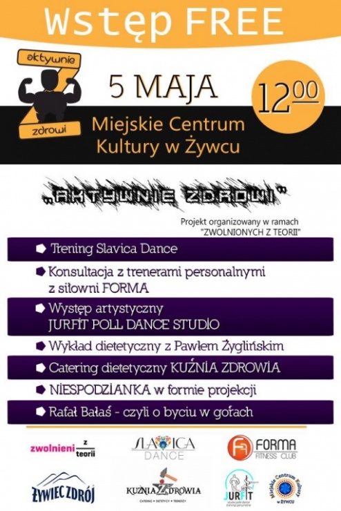 Aktywnie zdrowi - program wydarzenia