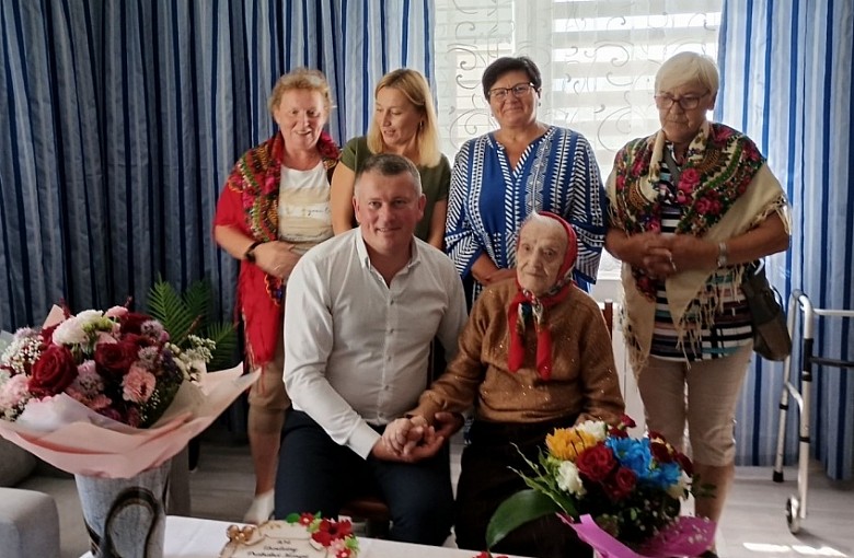 104. urodziny najstarszej Mieszkanki Gminy Łękawica