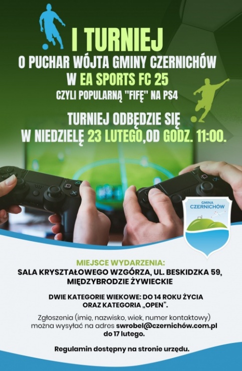 Ruszyły zapisy na pierwszy turniej e-sportowy w Gminie Czernichów w FC 25!