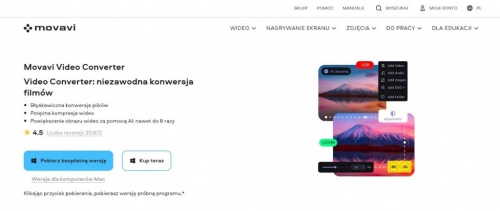 Recenzja Movavi Video Converter