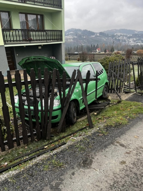 Wypadek drogowy. Jedna osoba poszkodowana