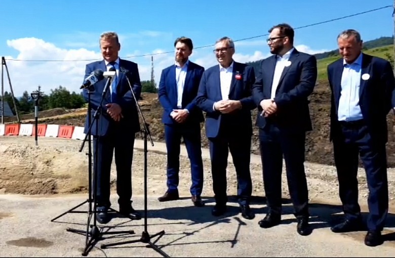 LIVE: Inauguracja budowy ekspresowej obwodnicy Węgierskiej Górki S1