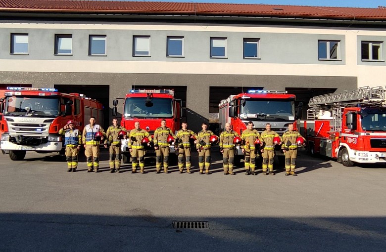 Minuta ciszy dla poległych strażaków z Ukrainy