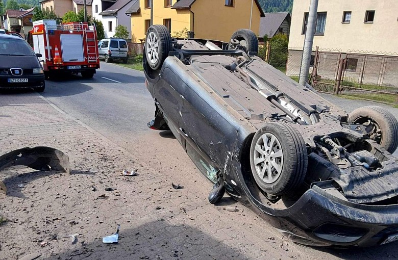 Groźne zdarzenie na drodze