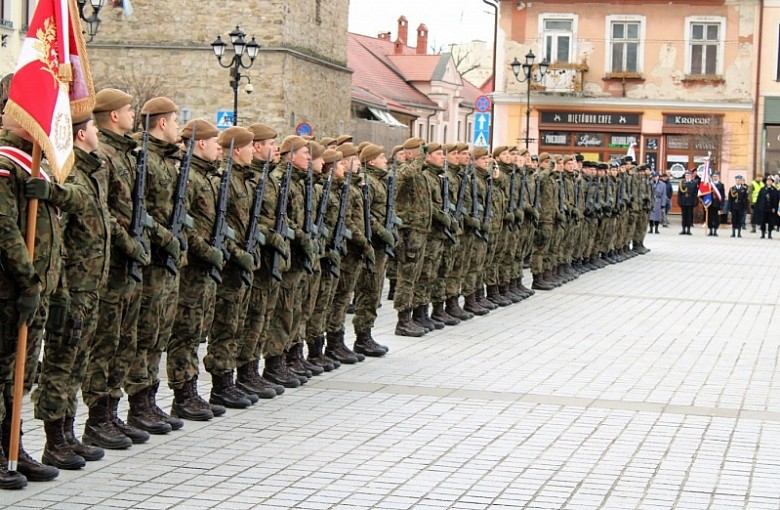 Przysięga wojskowa 13. Śląskiej Brygady Obrony Terytorialnej