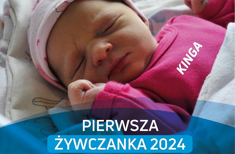 Kinga to pierwsza Żywczanka urodzona w Żywcu w Nowym Roku!