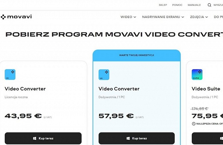 Recenzja Movavi Video Converter