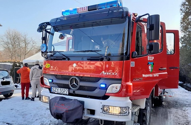 Pożar kotłowni w budynku mieszkalny. Jedna osoba trafiła do szpitala