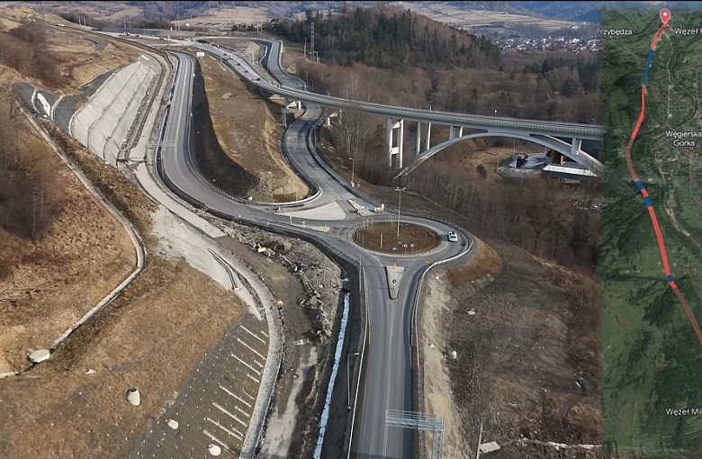 Kolejny miesiąc oznacza kolejne postępy na budowie Obejścia Węgierskiej Górki. Zakończenie prac przewidywane na koniec września br.