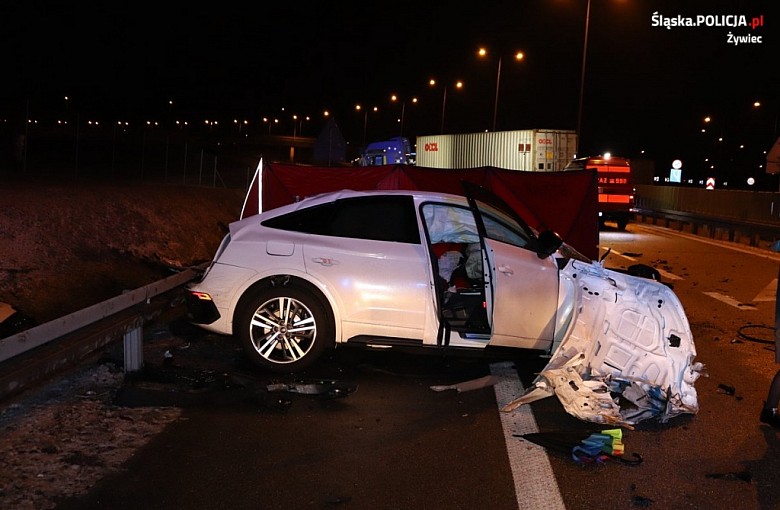 Tragiczny wypadek na S1 w Żywcu