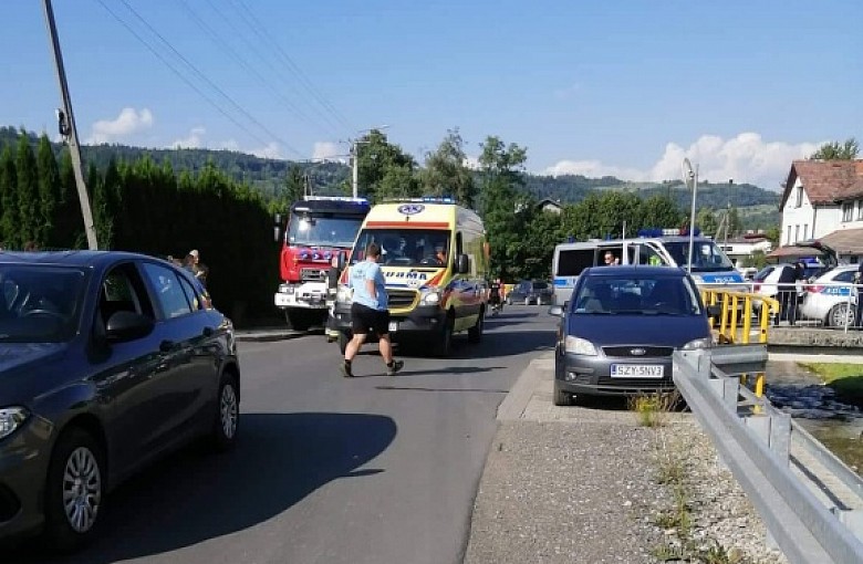 Potrącenie dziecka. Na miejscu LPR