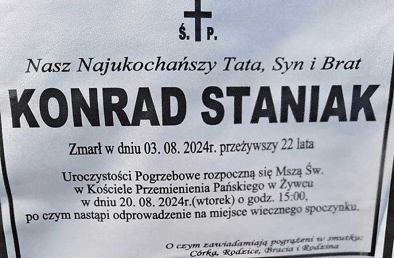 Ostatnie Pożegnanie śp. Konrada Staniaka